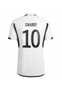 Tyskland Serge Gnabry #10 Fotballdrakt Hjemme Klær VM 2022 Korte ermer